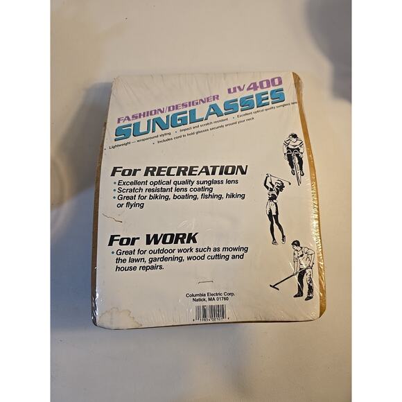 Michael Jackson Original Sunglasses MonoGram UV 400 1988 Green Sealed. - Picture 4 of 4